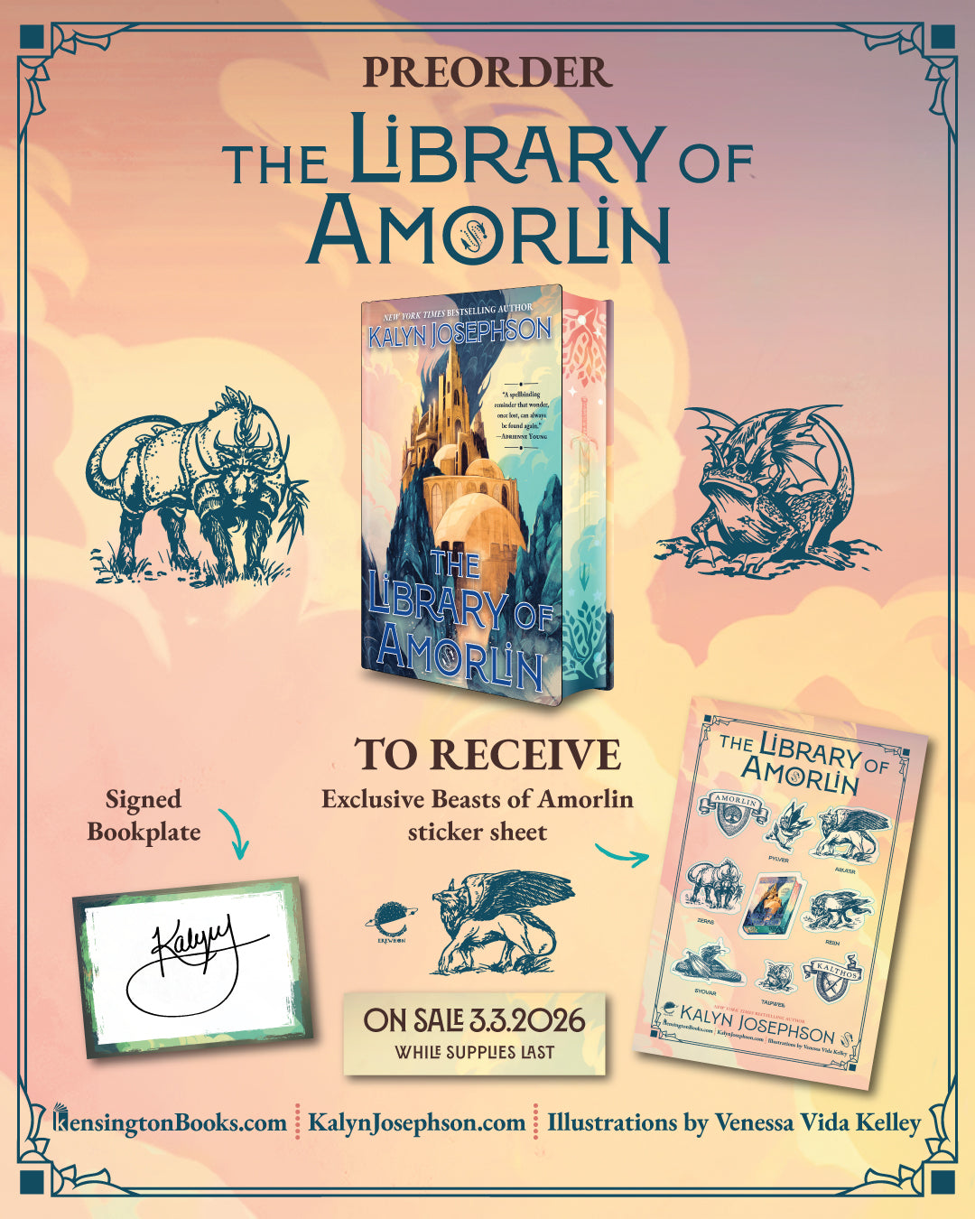The Library of Amorlin (Age of Beasts #1, Signed)