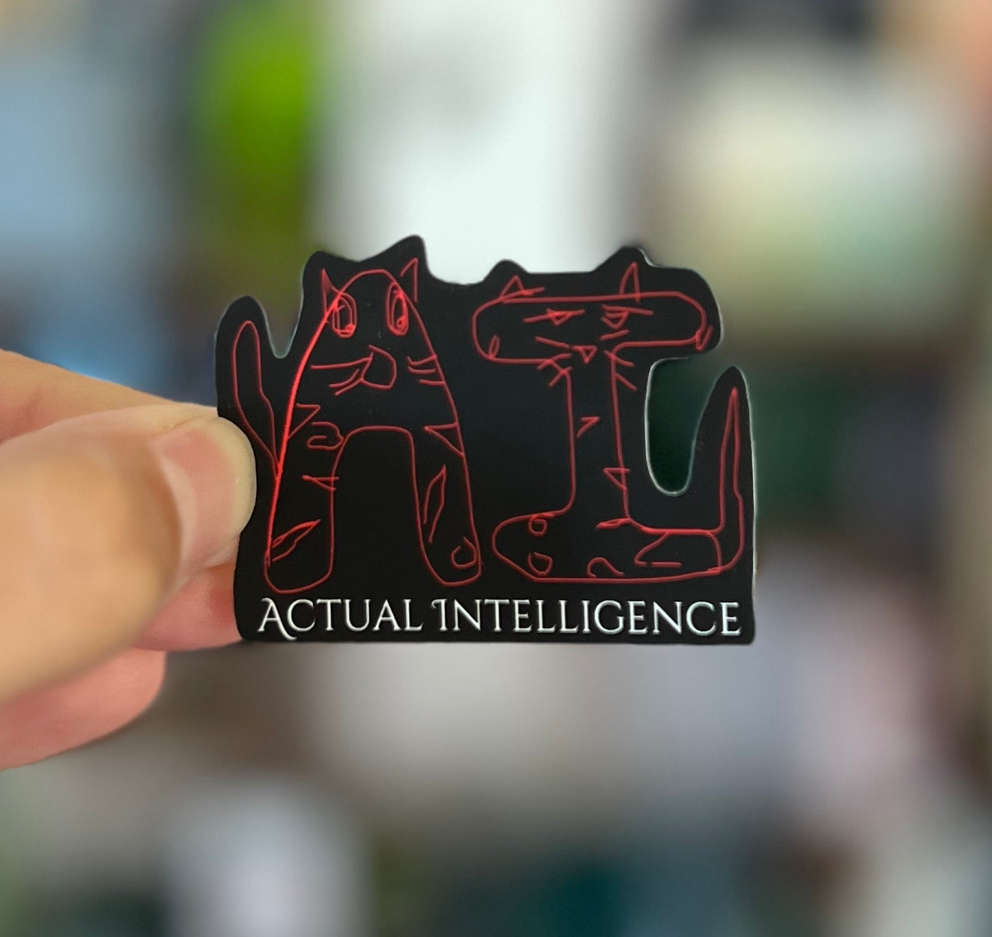 AI: Actual Intelligence Sticker