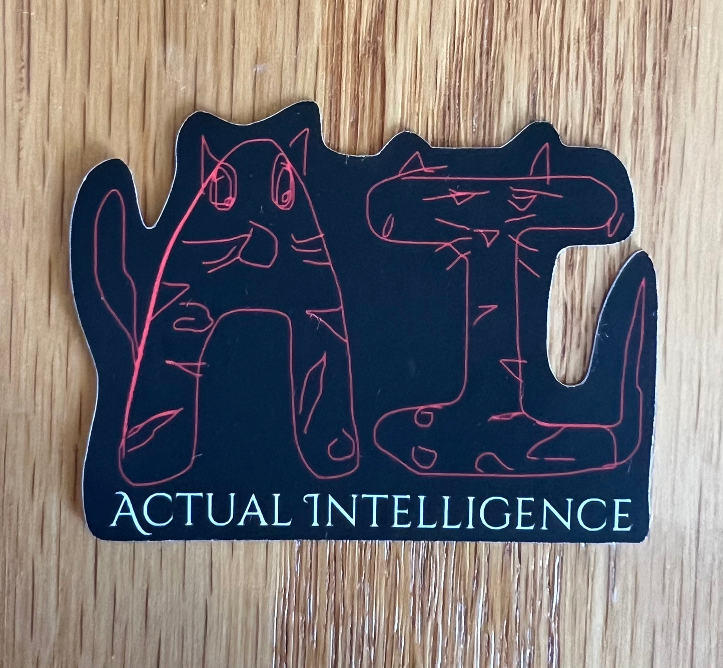 AI: Actual Intelligence Sticker